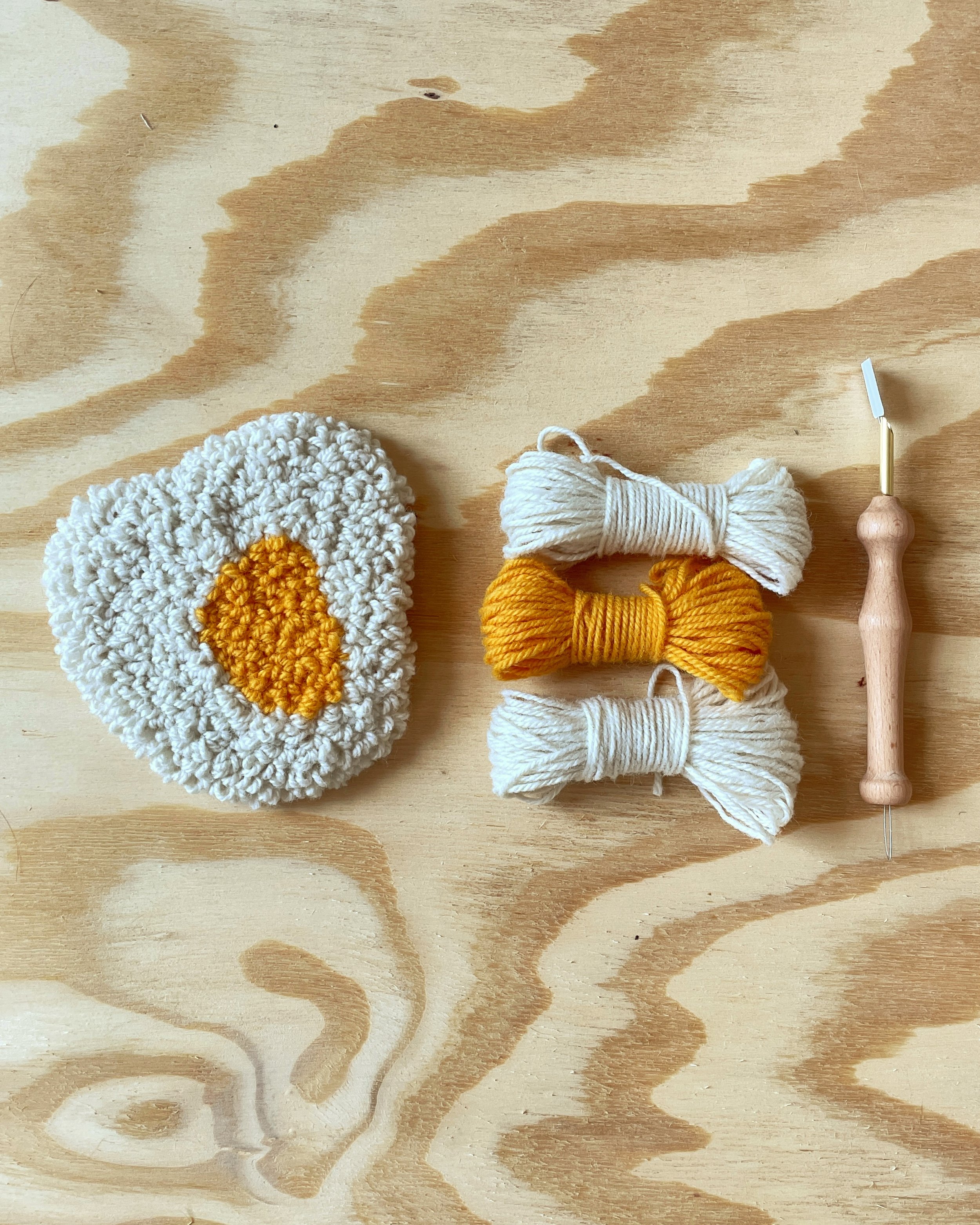 Egg Punch Needle Kit — LMTWEET | art & design